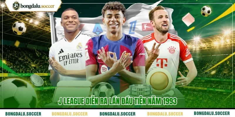 J League diễn ra lần đầu tiên năm 1993